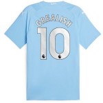 Günstige Fußballtrikots Manchester City 2023-24 Grealish 10 Kinder Heimtrikot Kurzarm